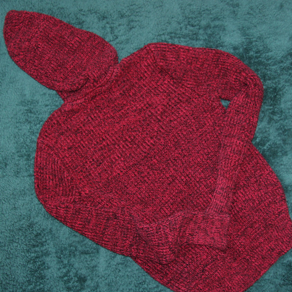 Victoria's Secret chunky knit hoodie sweater - Picture 4 of 5